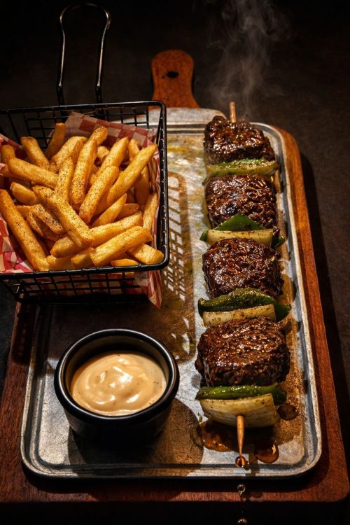 chuzo Lomito en brocheta