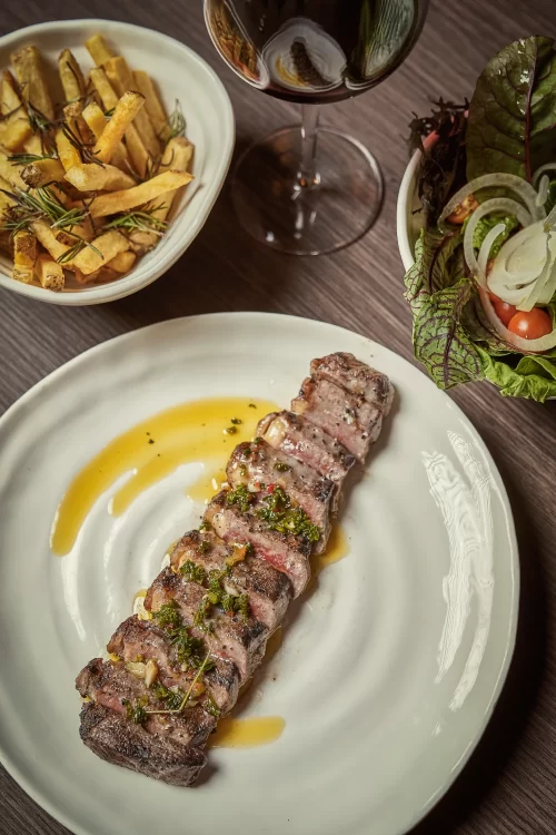 Lomo Bajo Angus Uruguayo con Chimichurri