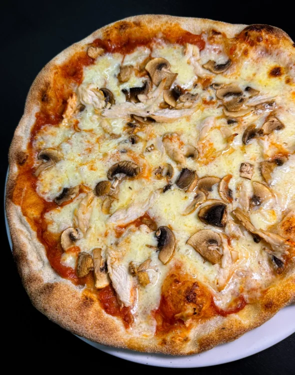 POLLO CHAMPIÑONES