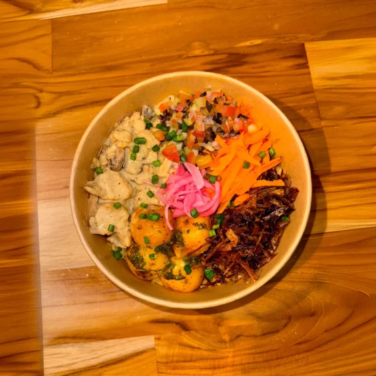 Bowl Pollo Champiñones