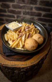 PASTA POLLO TOCINETA