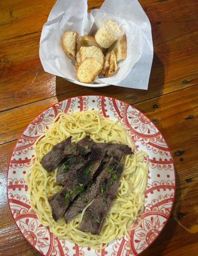 Pasta en Salsa Alfredo