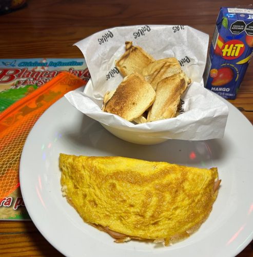 Omelette con Jamón y Queso