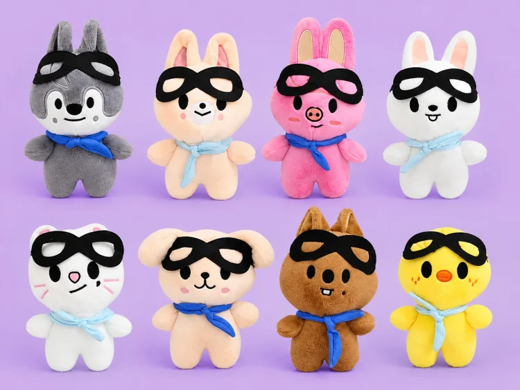 Peluche Llavero Skzoo con Antifaz