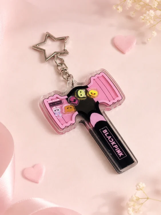 Llavero Estilo Lightstick con Personajes