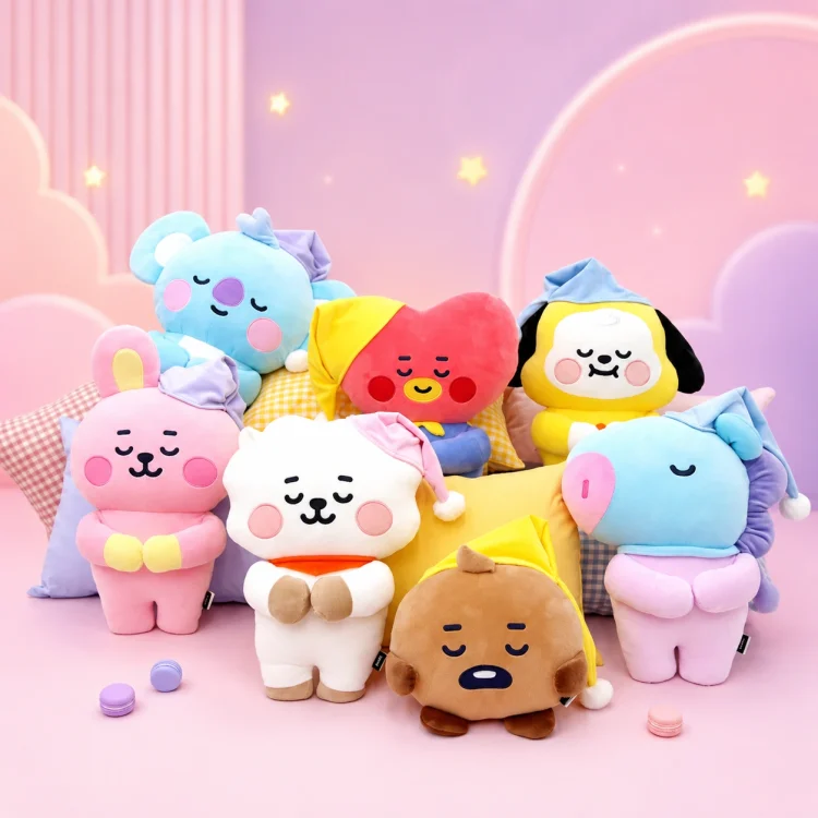 Peluches BT21 Dormidos