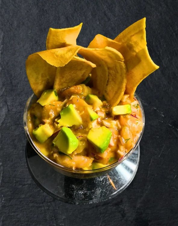 Ceviche de Camarones 8 Onz