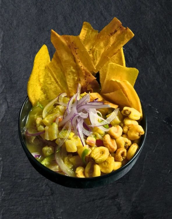 Ceviche de Tilapia Estilo Peruano