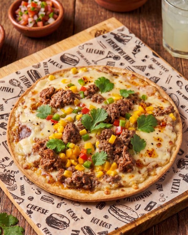 Pizza mexicana (SALUDABLE)