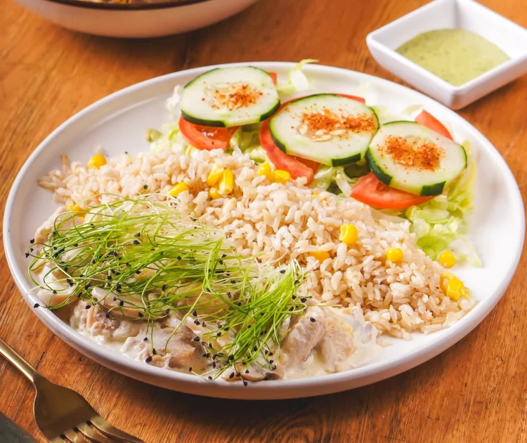 Pechuga con Champiñoes