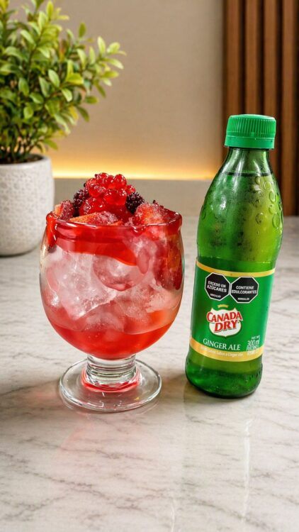 Glaseado y Frutos Rojos