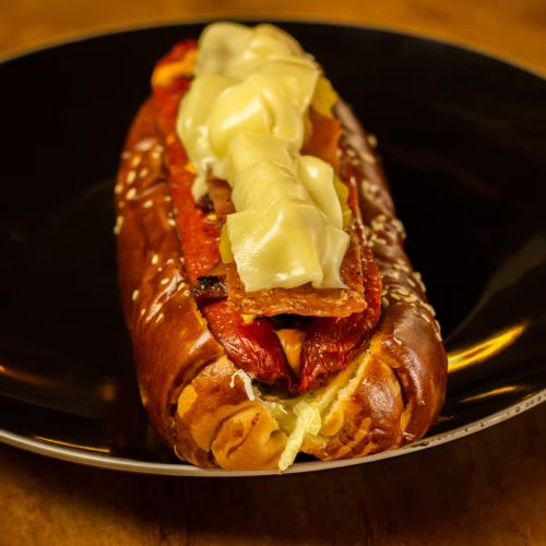 Hot Dog Italo Suizo Hawaiano