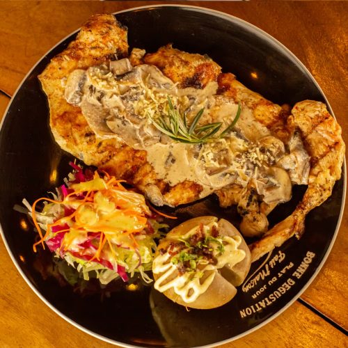 Pechuga en Salsa de Champiñon