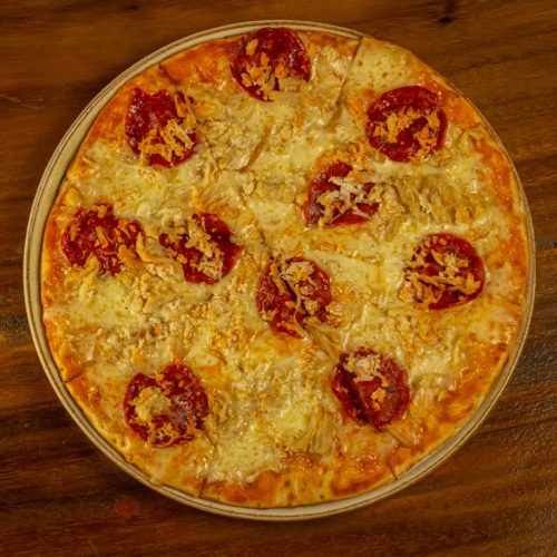 Pollo y Pepperoni Americano