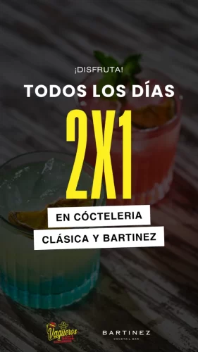 Cócteles 2x1